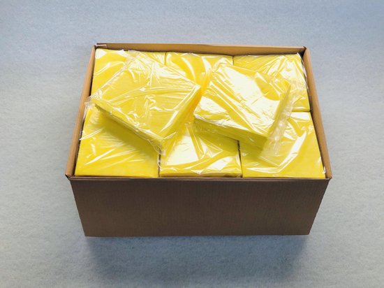 MAUS 50 stuks sopdoeken vaatdoekjes geel viscose vaatdoeken 5x10 HACCP 5 kleuren leverbaar - MAUS