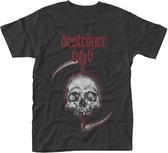 Destroyer 666 Unisex Tshirt -S- SKULL Zwart