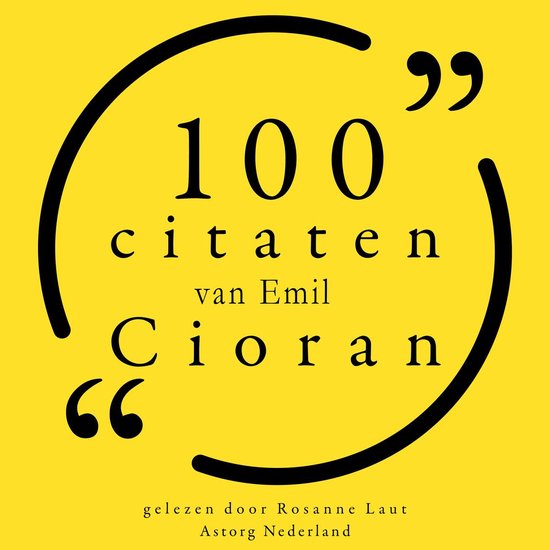 100 citaten van Emil Cioran - cover