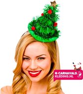 Kerst diadeem kerstboom | Mini kerstboom op haarband voor kerst | Luxe diadeem kerstboom op haarband voor volwassenen