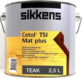 Sikkens Cetol TSI Mat plus | Matte houtafwerking | Teak 2.5L