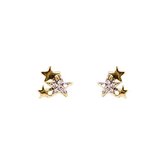 Viva Jewellery Starry night oorbellen goud