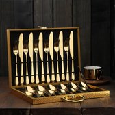 Able & Borret | Bestek | Bestekset | Bestekset 6 persoons | 24 delig | Goud