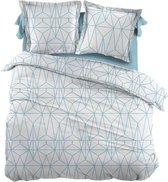 Snoozing Flore - Flanel - Dekbedovertrek - Lits-jumeaux - 240x200/220 cm - Multi kleur