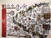 Kerst raam sticker