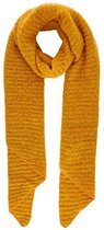 Pcpyron Structured Long Scarf Noos 17105988 Nugget Gold