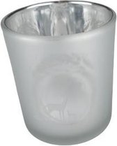 Waxine Hert - Zilver- Glas - Assorti - Ø 7 cm