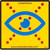 Limited Vision | Sticker | Herkenbaarheid | Reflecterend | Auto sticker | Laptop sticker