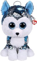 TY Fashion Rugzak Husky Slush 33 cm Zilver/Blauw