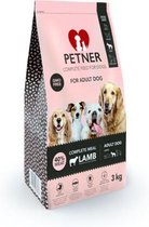 Petner - Complete maaltijd - Volwassen honden - Grote honden - Lamsvlees - 12kg