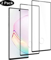 Screenprotector Glas - Tempered Glass Screen Protector Geschikt voor: Samsung Galaxy Note 10 - 2x