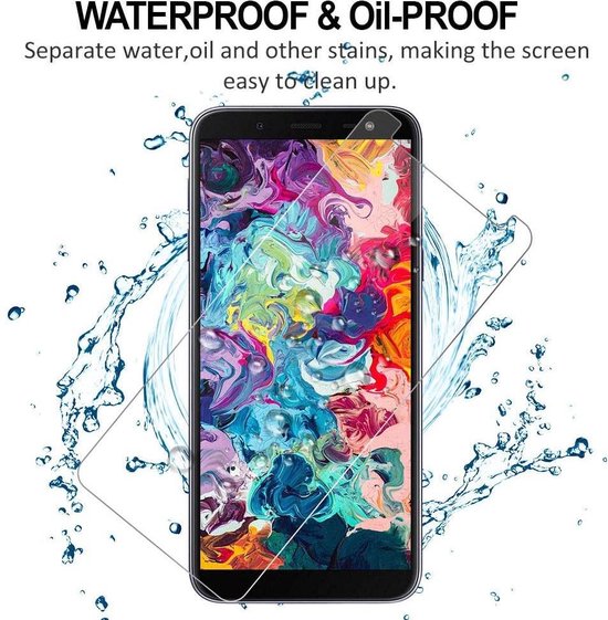 Glas de protection d'écran Samsung Galaxy J6 2018 - Protecteur d'écran en Tempered Glass trempé - 2x