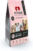 Petner - Complete maaltijd - Volwassen hond - Kleine hond - Lamsvlees - 3kg
