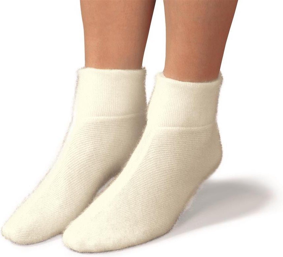 Bedsokken - Warmte sokken Maat S Wit