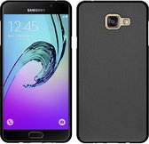 EmpX Telefoonhoesje - Back Cover - Geschikt Voor Samsung Galaxy A7 (2016) - Zwart