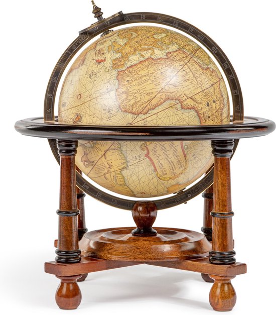 Authentic Models - Navigator's Terrestrial Globe- Wereldbol - wereldbol decoratie - Woonkamer decoratie - Ø 26.5cm