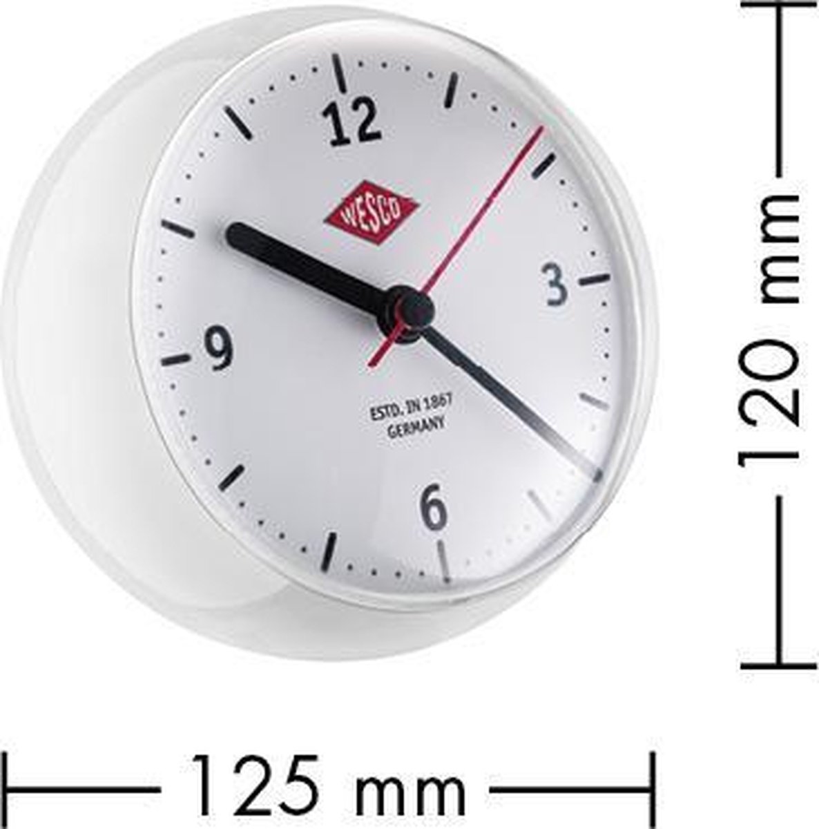 Wesco Mini Clock zwart | bol.com