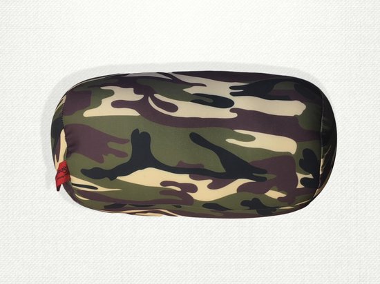 Cuddlebug Nekkussen - Camo Groen - Reizen - Relaxen - R pet