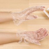1000 Stuks Plastic Wegwerp Handschoenen Voordeelverpakking - Wegwerp - Transparante plastic wegwerphandschoenen Large 10 x 100st Voordeelverpakking