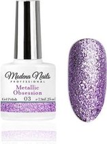 Modena Nails Gellak Metallic Obsession - 03 - 7,3ml. - Metallic glitter - Glitters - Gel nagellak