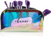 WAB | What About Beauty Shauni | make up kwastenset | 10 penselen - met make up bag | Paars