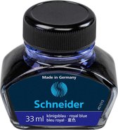 Schneider inktpotje - 33 ml - voor vulpennen - blauw - S-6913