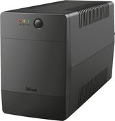 Trust Paxxon - UPS - 1000VA met 4 Power Outlets - Overspanningsbeveiliging - Zwart