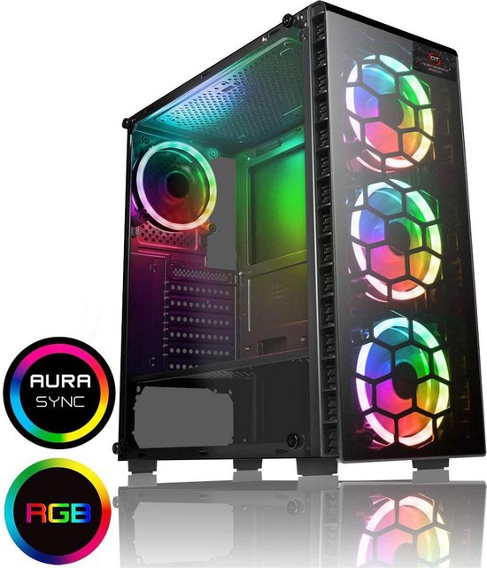 HighEnd Game PC Ryzen 7 3700X 4,4Ghz, RTX 3060, 16GB , 250GB NVME SSD + 1TB HDD met...