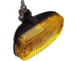 Talmu dagrijlamp met geel lamp glas - per stuk - auto - vrachtwagen
