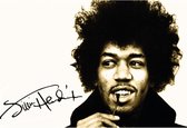 Wandbord - Jimi Hendrix Signature