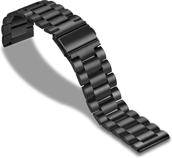 Strap-it Stalen horlogeband 22mm - universeel | bol.com