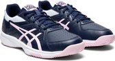Asics Asics Court Slide Sportschoenen - Maat 42 - Vrouwen - navy/roze/wit