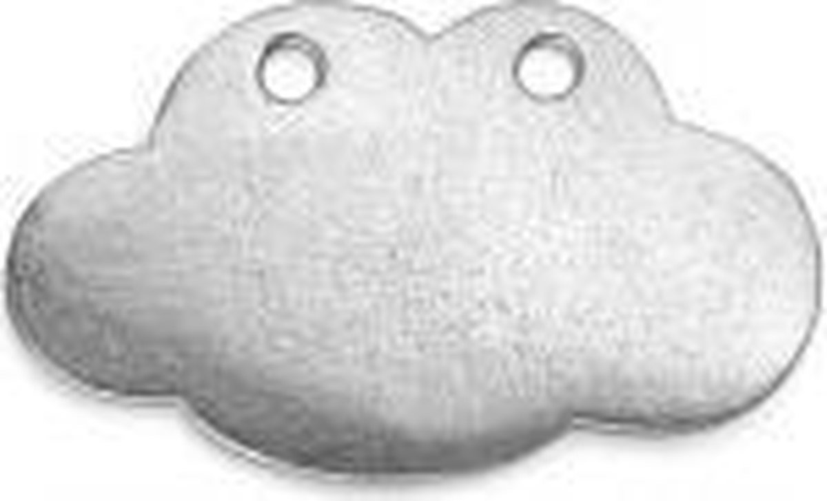 Afbeelding van product Tinnen Hangers, Wolk, 30 x 18 mm, ImpressArt