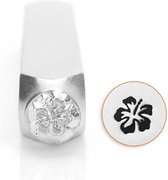 Slagstempel Hibiscus | Hoogte 6mm