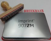 stempelset 'Breekbaar ' incl. rood inktkussen