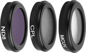 50CAL ND filter set for DJI Mavic 2 Zoom (MCUV, CPL, ND8)