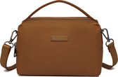 21KBarcelona Schoudertasje - Handtas - Crossbodytas - Dames - Small (2127) Camel Bruin