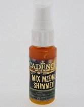 Cadence Mix Media Shimmer metallic spray Zonneschijn 01 139 0003 0025 25 ml