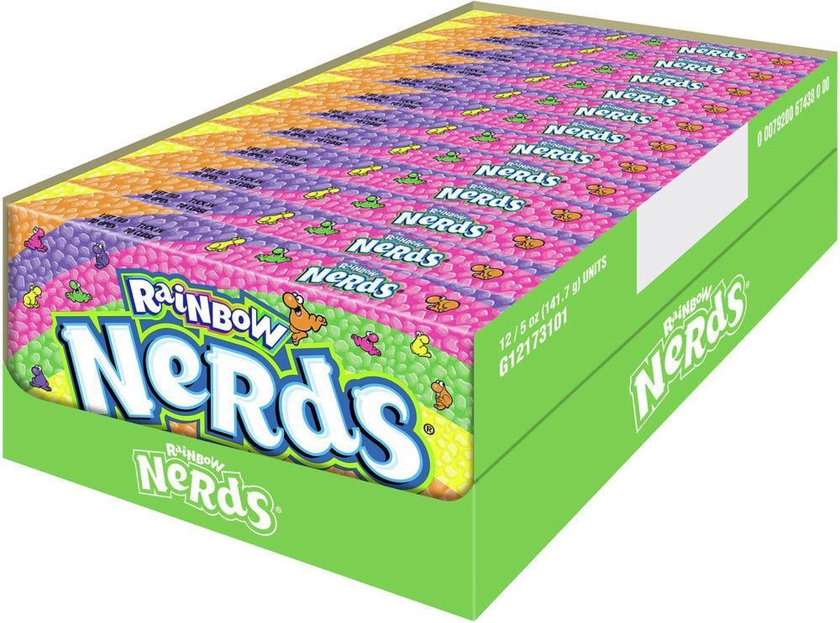Nerds Rainbow Snoep 12 x 141,7 gram