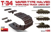 MiniArt T-34 Wafer-Type Halved Workable Track Links Set + Tamiya lijm