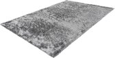 Twist - Handgemaakt - Hoogpolig - Vloerkleed – Vloer kleed - Tapijt – Karpet - 160x230 - Zilver