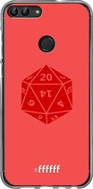 6F hoesje - geschikt voor Huawei P Smart (2018) -  Transparant TPU Case - D20 - Red #ffffff