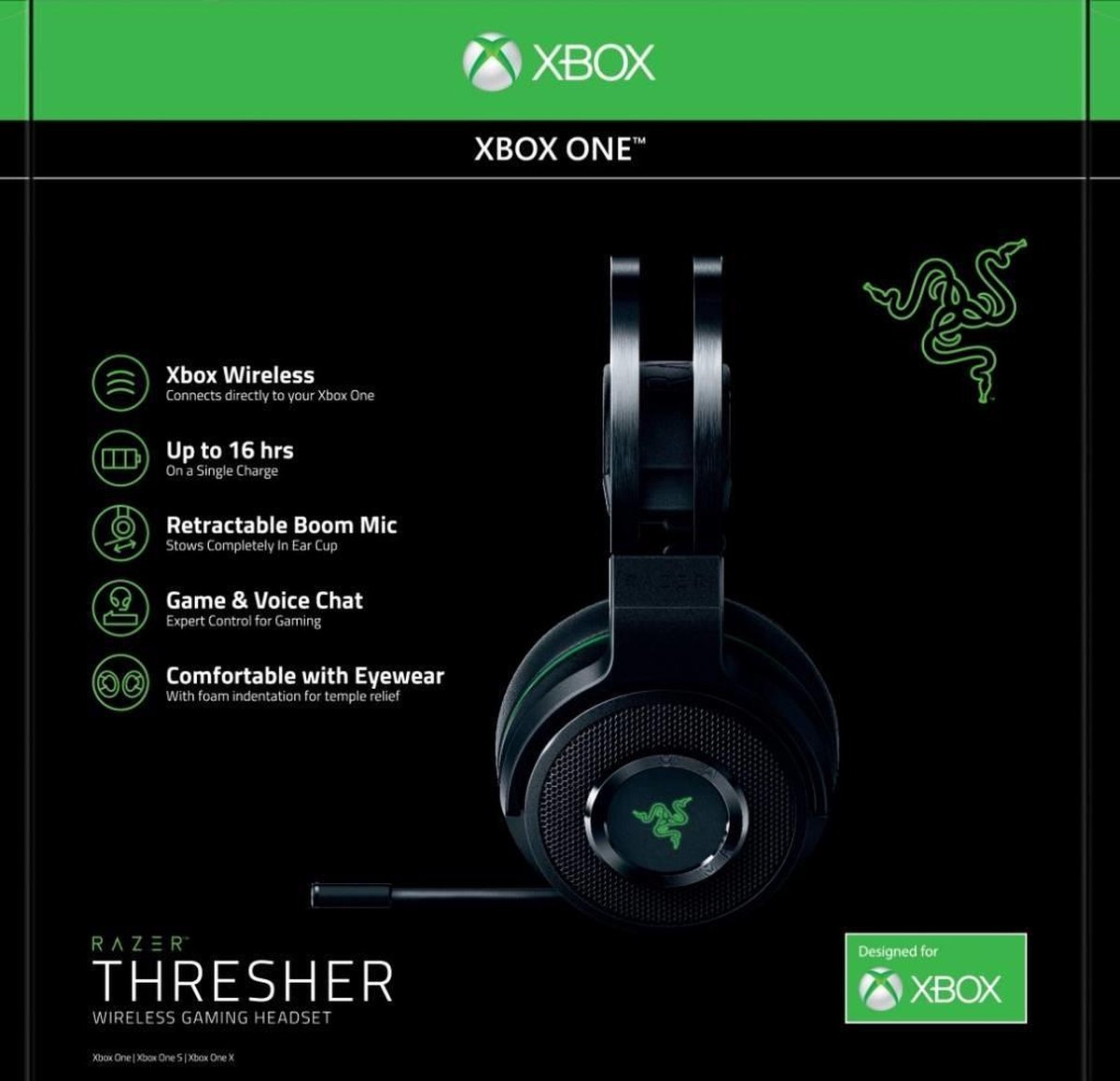 Audífonos Headset Gaming Razer Thresher Para Xbox One
