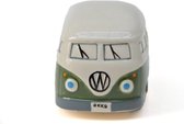 Floz kleine spaarpot - VW bus - oldtimer - groen - fairtrade uit Thailand