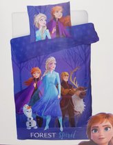 DISNEY FROZEN - bedset - dekbedovertrek - 140x200 cm - ELSA - ANNA - OLAF