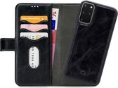 Mobilize - Samsung Galaxy S20 Plus Hoesje - Uitneembare Gelly Wallet Case Zwart