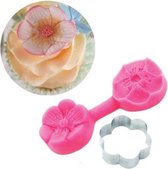 Blossom Sugar Art Snow Rose Flower Cutter and Mould