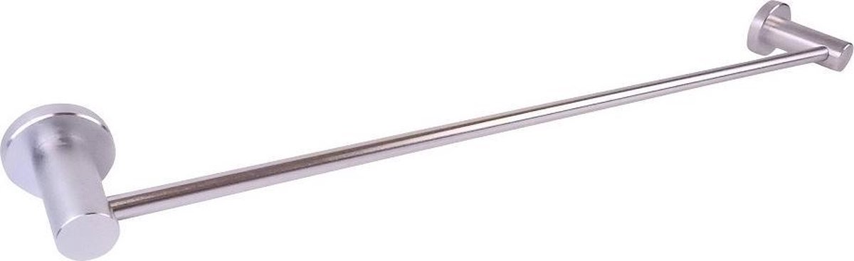 WillieJan Handdoekrek enkel 96501 – 1 Stang – 60 cm – Sandblasted Aluminium