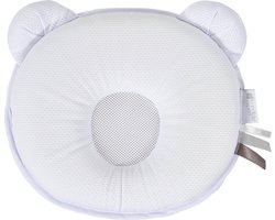 Candide - Baby Kussen - Plat hoofd - Petit Panda air+ - wit