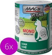 MAC's Vetcare Kattenvoer - Mono proteïne - Puur Lam 6 x 400g